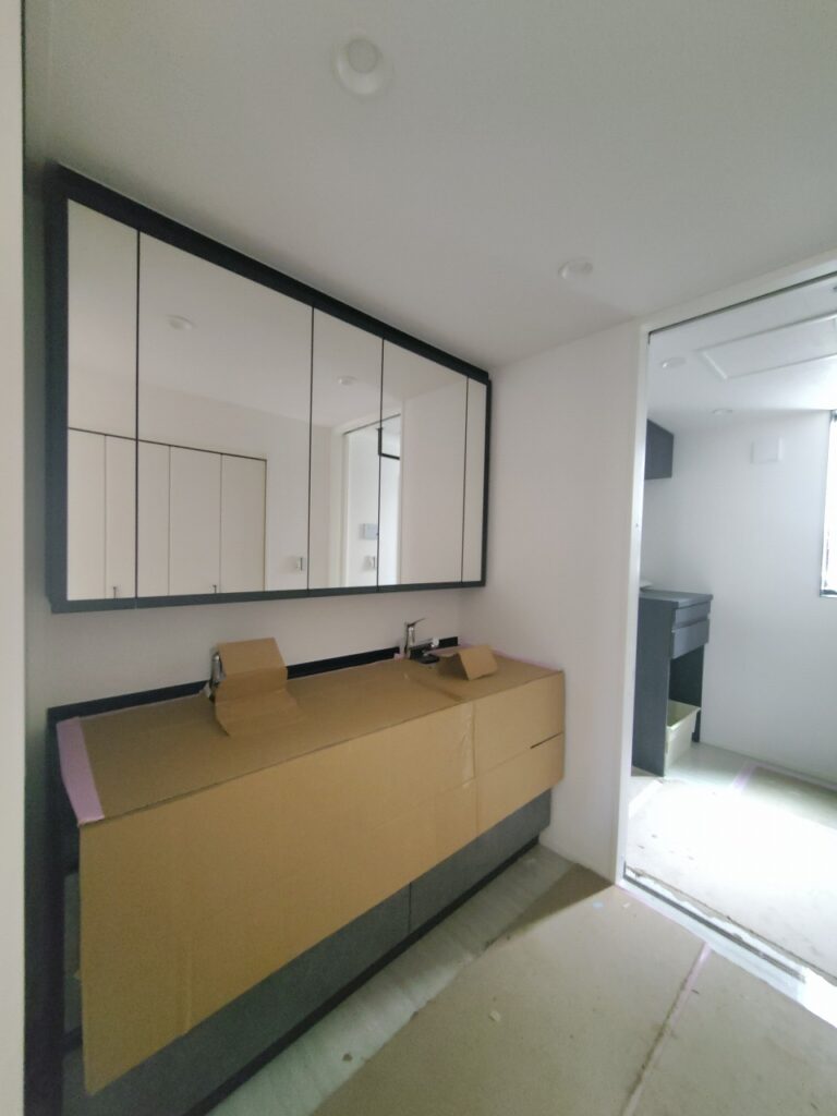 西荻南2丁目新築戸建B号棟洗面化粧台(西荻窪駅新築戸建)