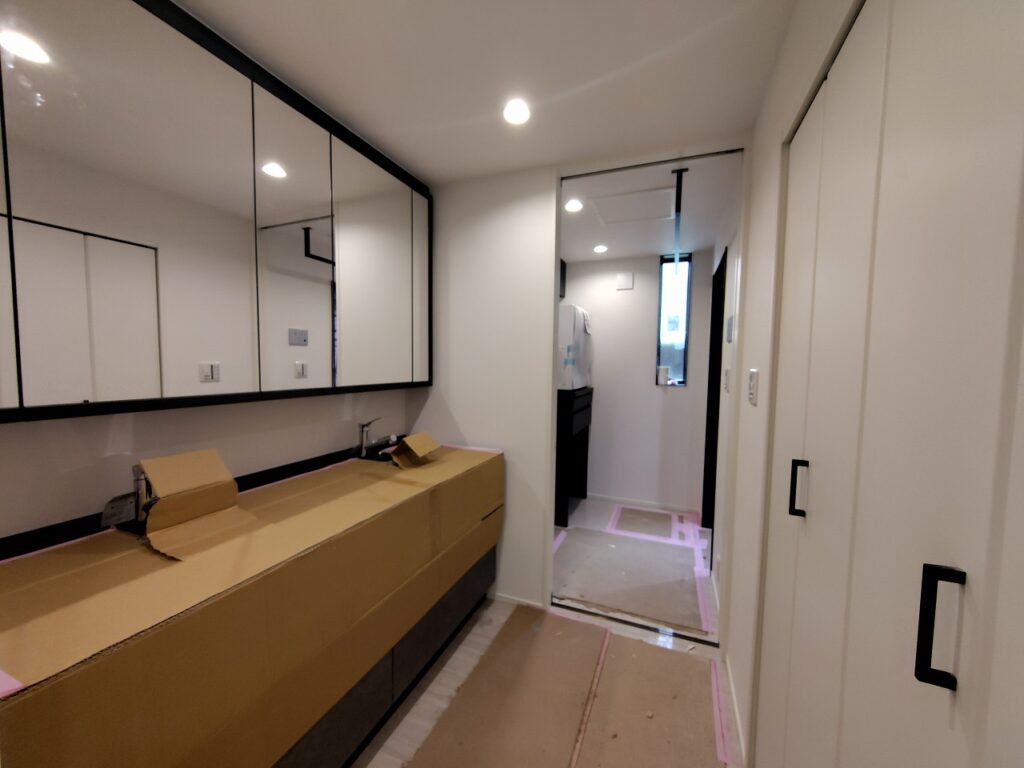 西荻南2丁目新築戸建B号棟洗面化粧台(西荻窪駅新築戸建)