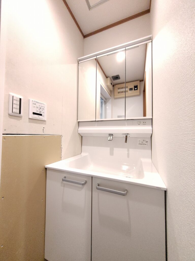 上井草リノベ住宅洗面化粧台(井荻駅リノベ住宅)